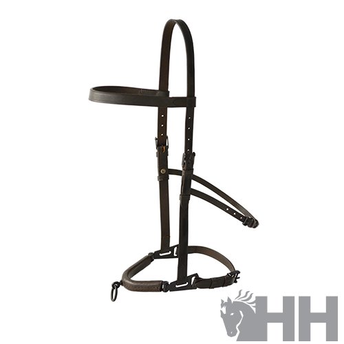 CABEZADA SERRETA VAQUERA HH CUERO AHOGADERO MEDIO 1 PILAR FORRADA - Imagen 5