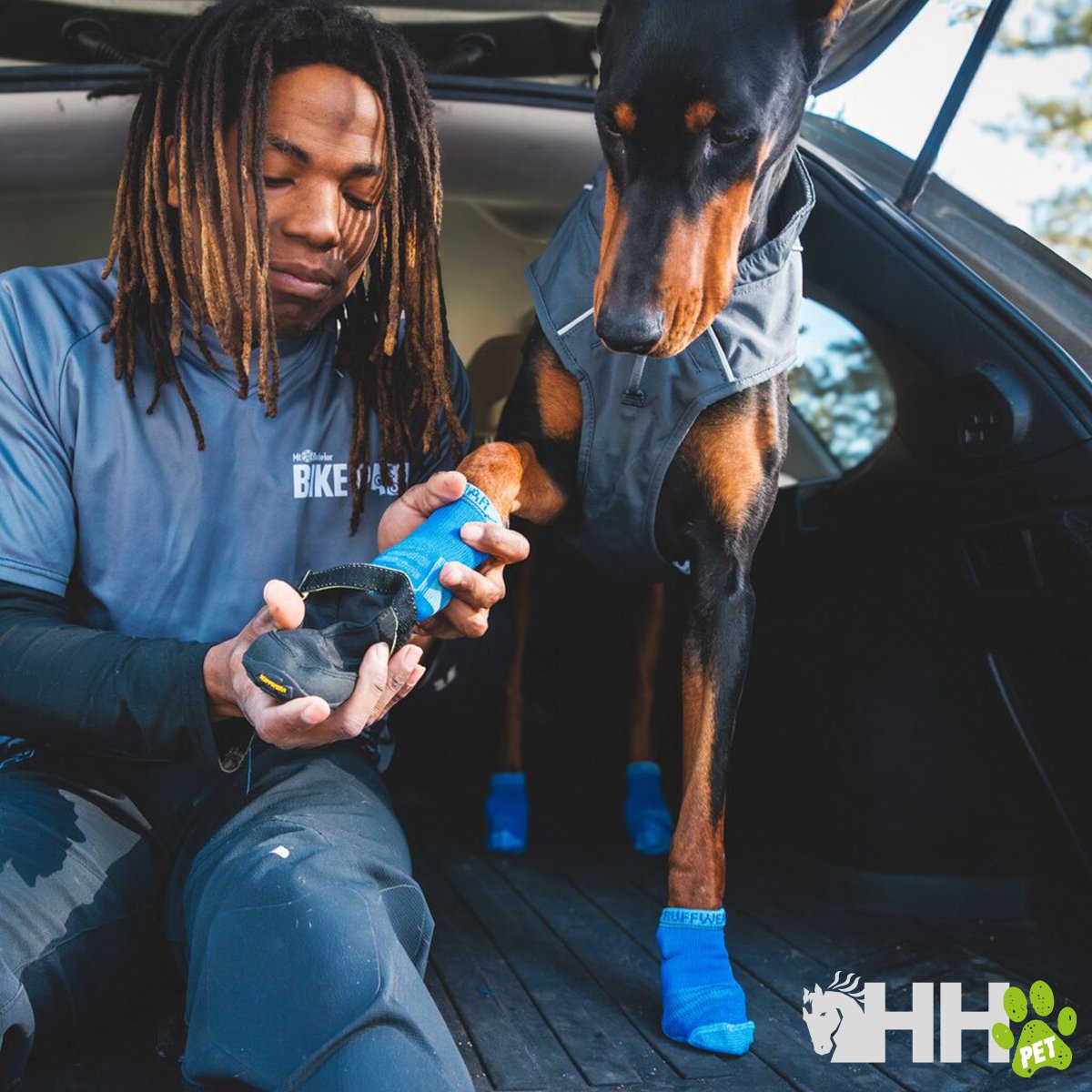 CALCETIN RUFFWEAR PARA PERROS (JUEGO 4) BARK´N BOOT (NEW) - Imagen 6