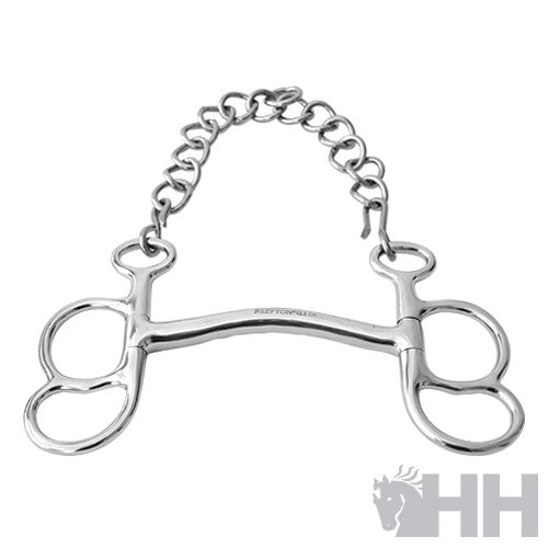 BOCADO SEFTON BARCELONA 2 ANILLAS CON EMBOCADURA ARCO - Imagen 2