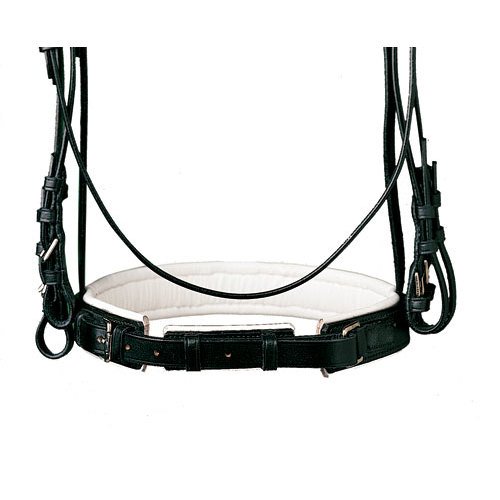 CABEZADA INGLESA LEXHIS DOBLE RIENDA MUSEROLA DOS PIEZAS - Imagen 2