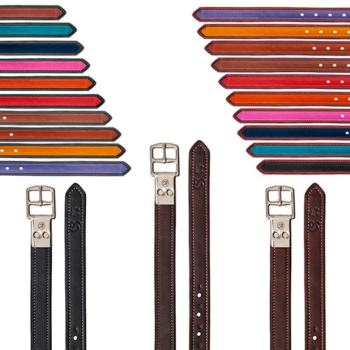 ACION ESTRIBO BATES CUERO LUXE LEATHER CON HEBILLAS (PAR) - Imagen 4