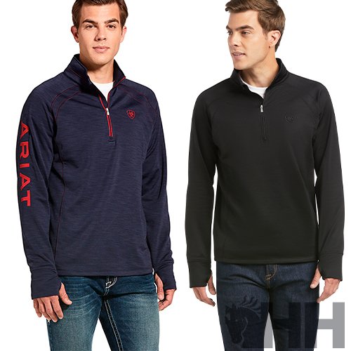 SUDADERA ARIAT TEK TEAM 1/2 ZIP HOMBRE - Imagen 2