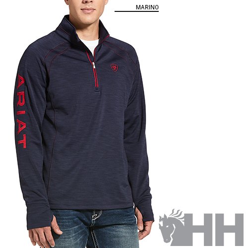 SUDADERA ARIAT TEK TEAM 1/2 ZIP HOMBRE - Imagen 4