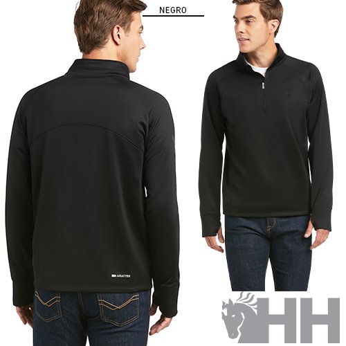 SUDADERA ARIAT TEK TEAM 1/2 ZIP HOMBRE - Imagen 3