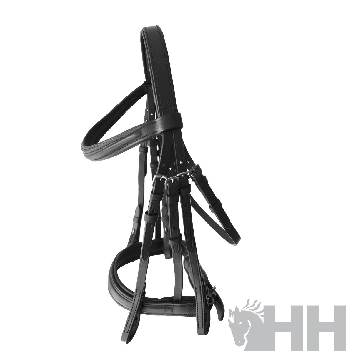 CABEZADA INGLESA HH AYRA DOBLE RIENDA - Imagen 4