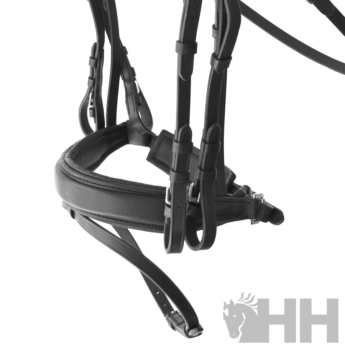 CABEZADA INGLESA HH BALMA DOBLE RIENDA - Imagen 6