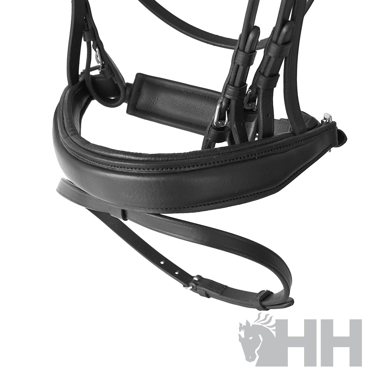 CABEZADA INGLESA HH BALMA DOBLE RIENDA - Imagen 2