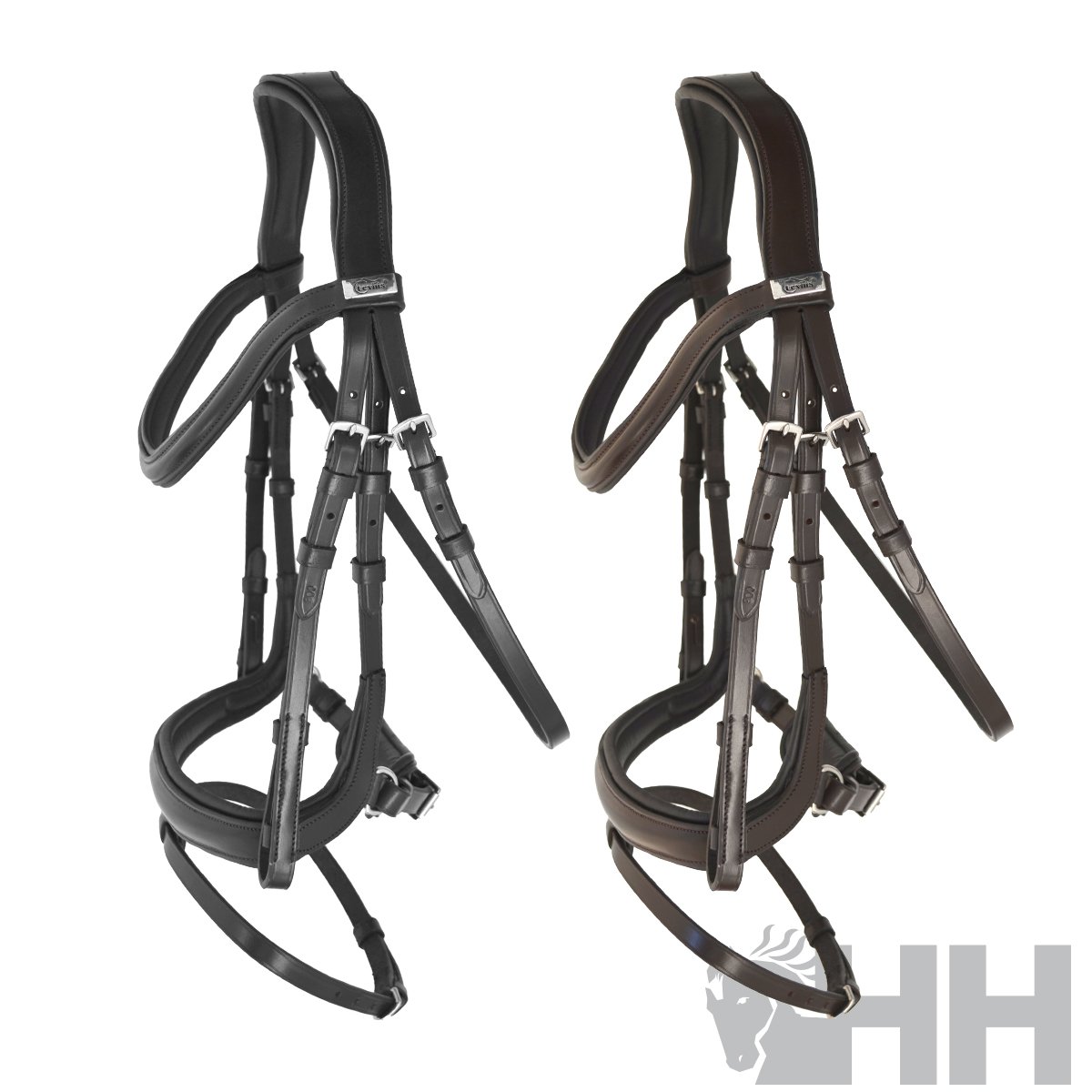 CABEZADA INGLESA LEXHIS AGNES CON RIENDAS LONA - Imagen 7