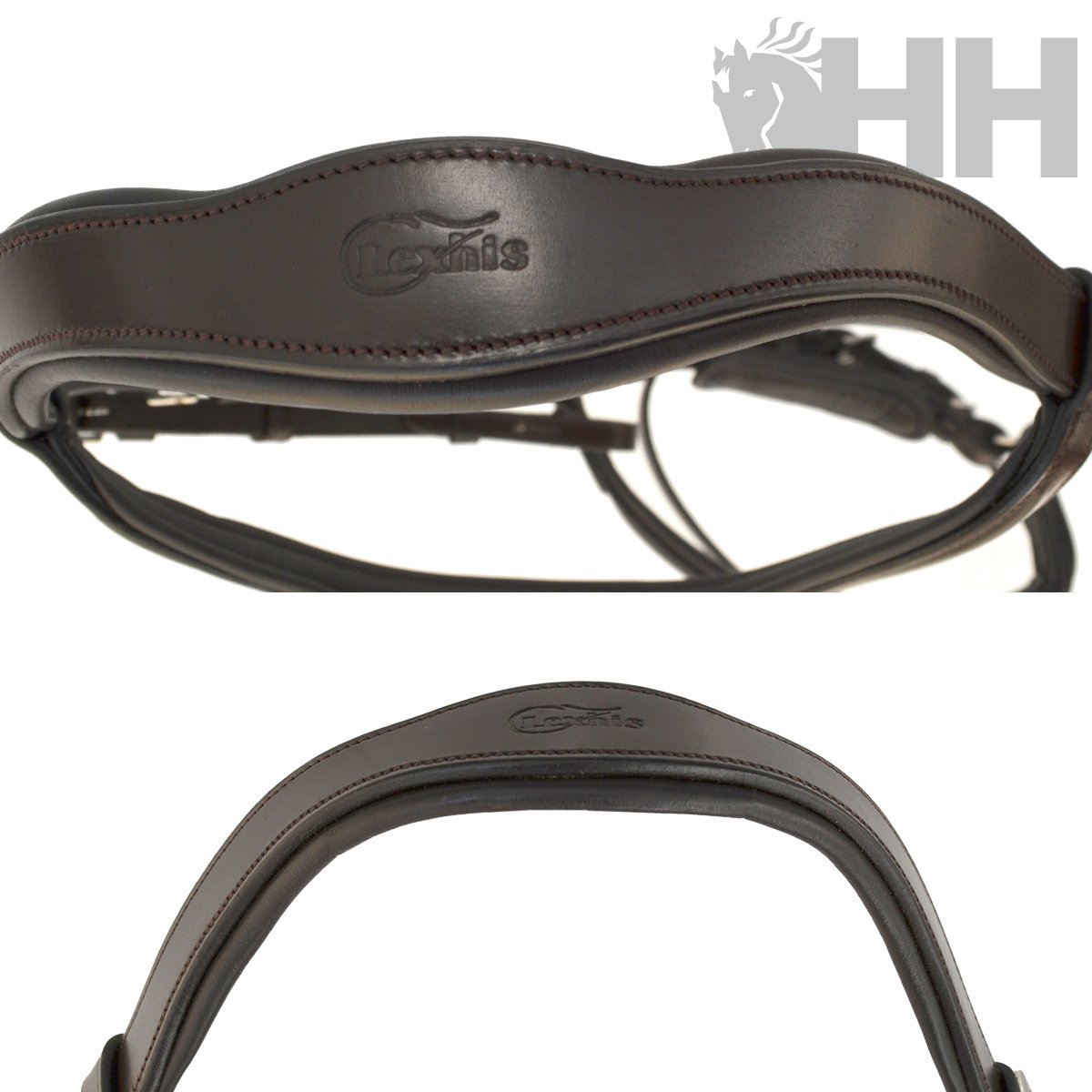 CABEZADA INGLESA LEXHIS AGNES CON RIENDAS LONA - Imagen 8