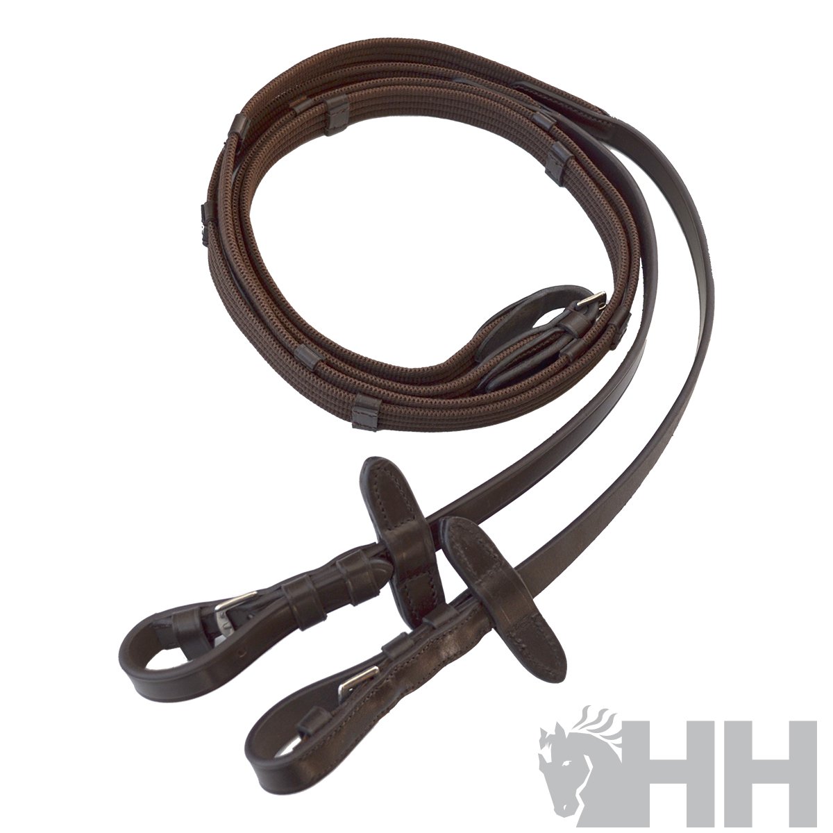 CABEZADA INGLESA LEXHIS AGNES CON RIENDAS LONA - Imagen 2