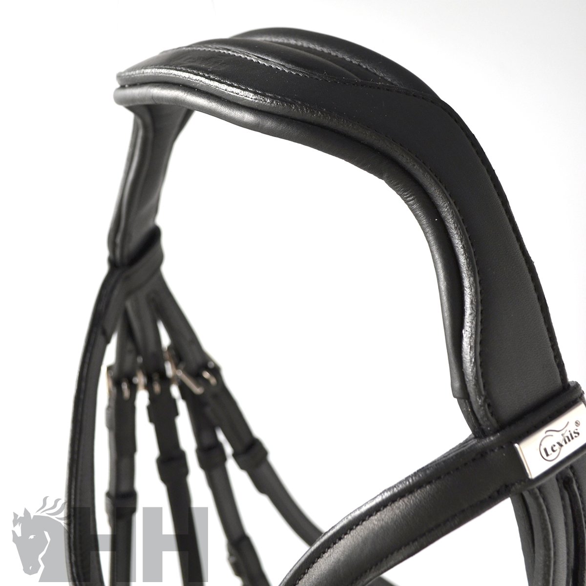 CABEZADA INGLESA LEXHIS ELECTRA DOBLE RIENDA - Imagen 3