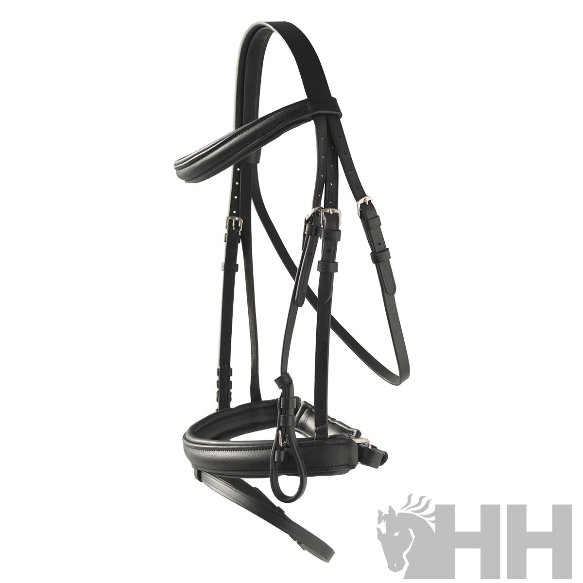 CABEZADA INGLESA HH MIMAS FILETE CON RIENDAS LISAS - Imagen 3