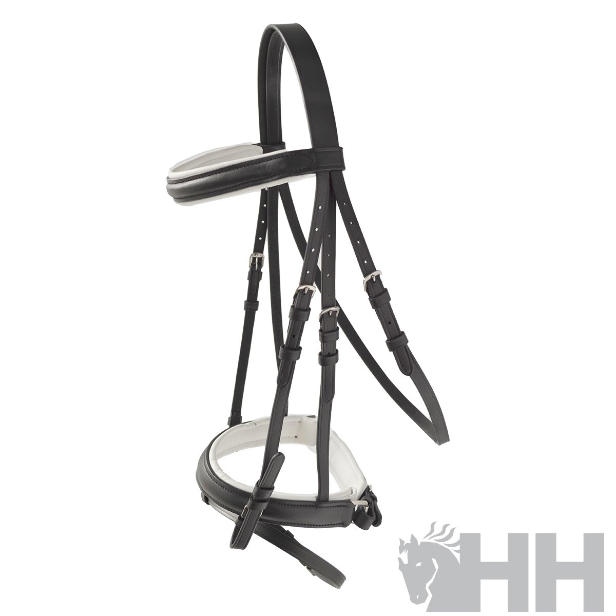 CABEZADA INGLESA HH MIMAS FILETE CON RIENDAS LISAS - Imagen 5