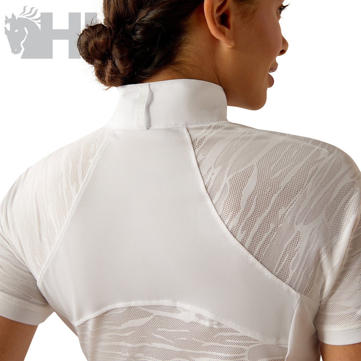 POLO CONCURSO ARIAT APTOS VENT 2.0 MANGA CORTA MUJER - Imagen 4